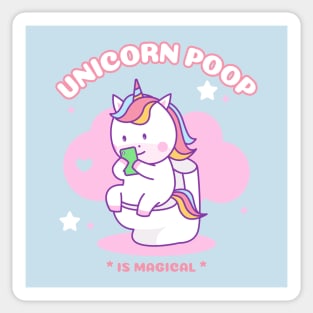 Unicorn poop Sticker